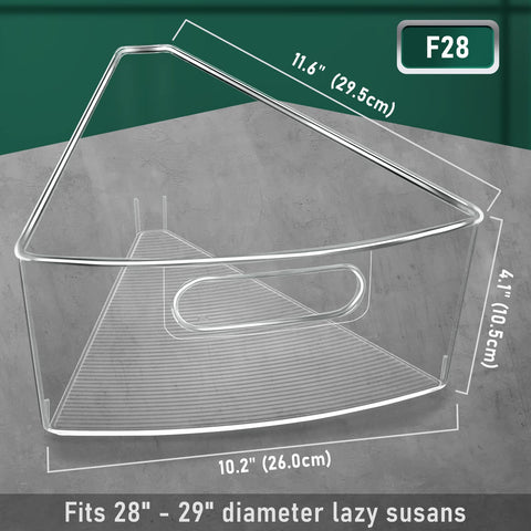 JEISSLIA mounted on 26-inch lazy susan demonstrating stable rotation benefit