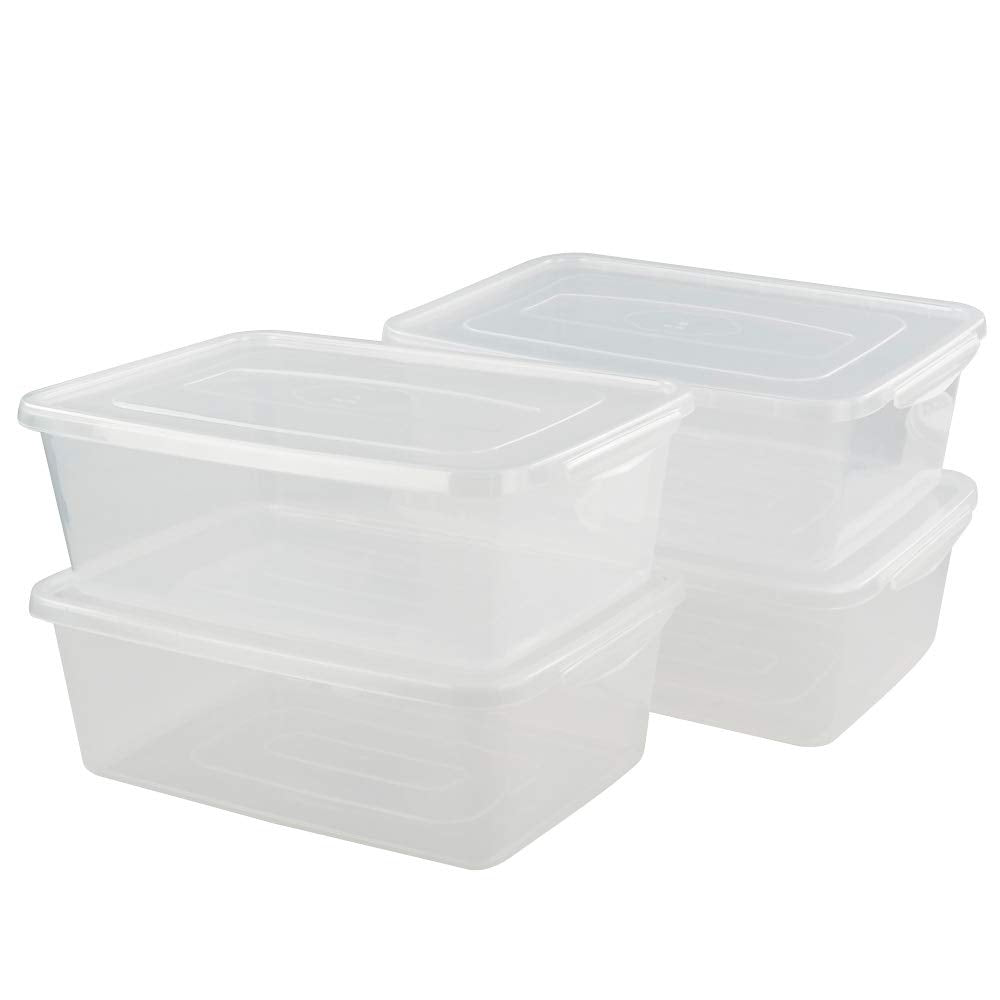 Jekiyo size comparison with hand showing compact 14-quart scale for shelving fit