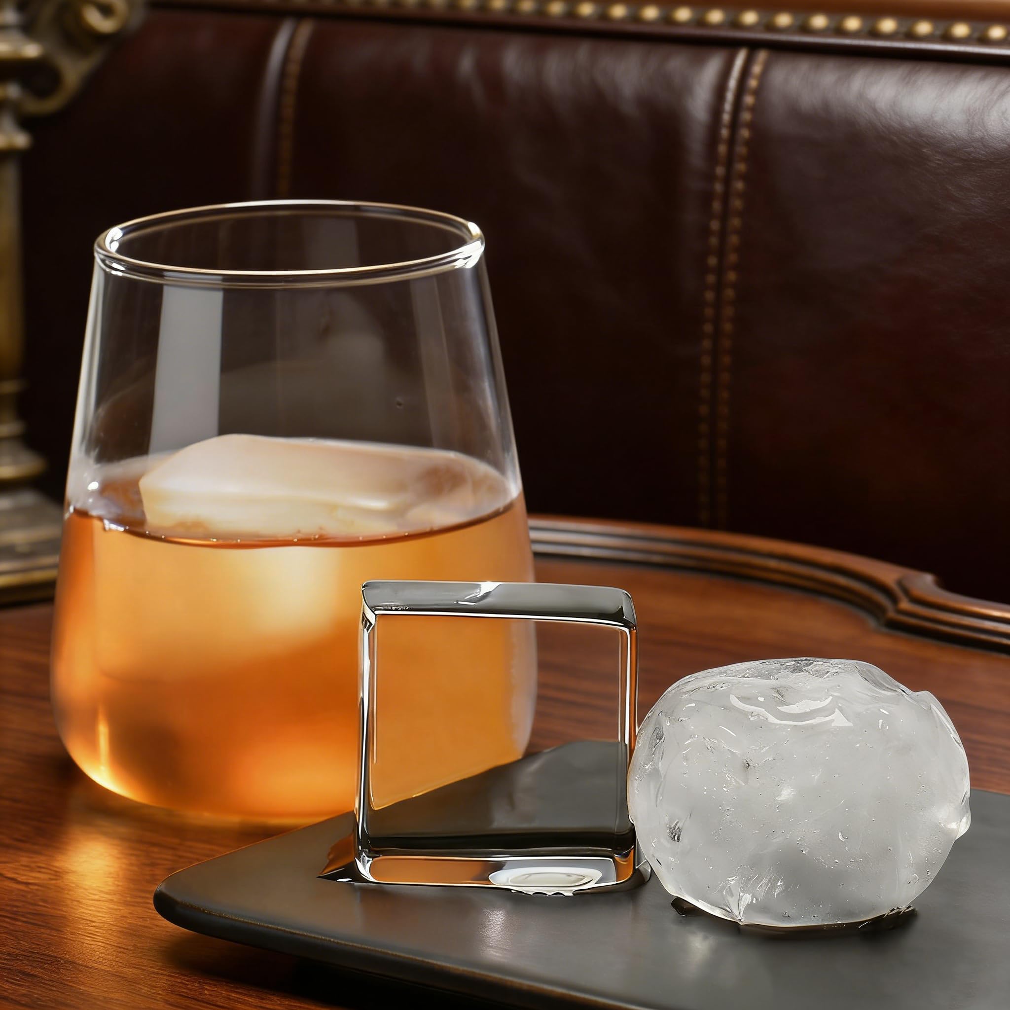 Jell-Cell tray placed in freezer showing flat stability and convenient storage benefit