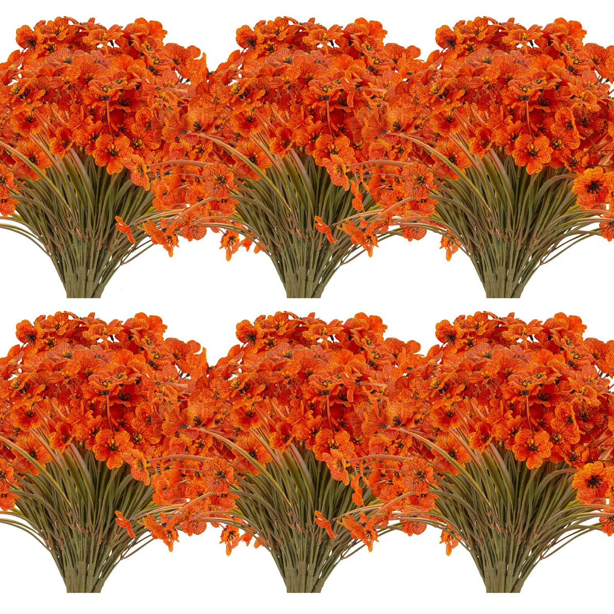 JEMONG front view of 20-bundle fall flowers pack showing ready-to-use decor