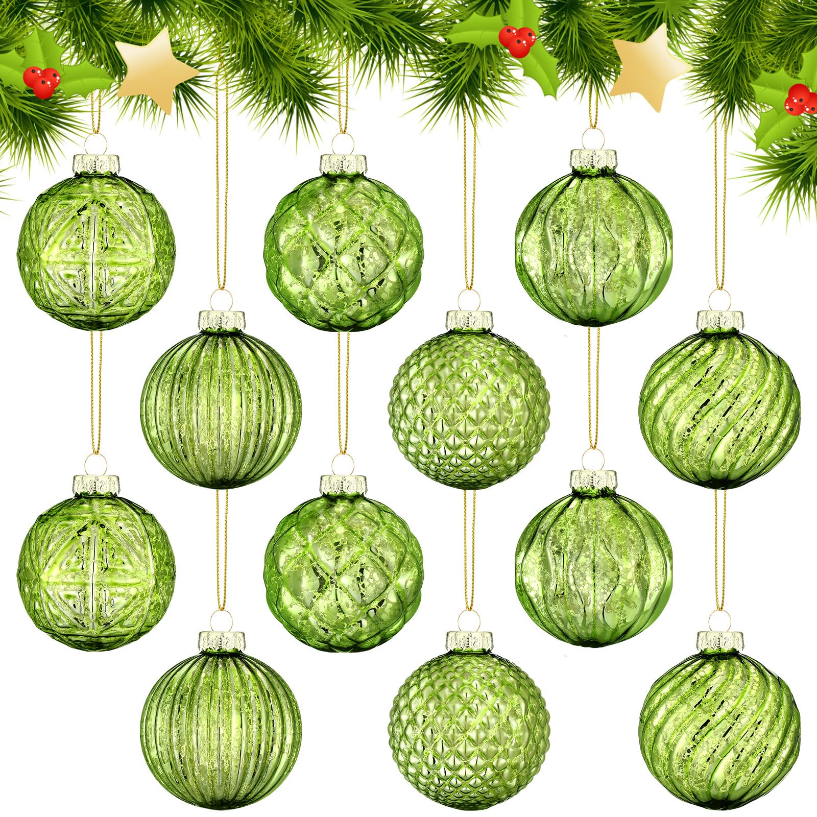 Jenaai lime green front packaging showing full 12-piece set and colors