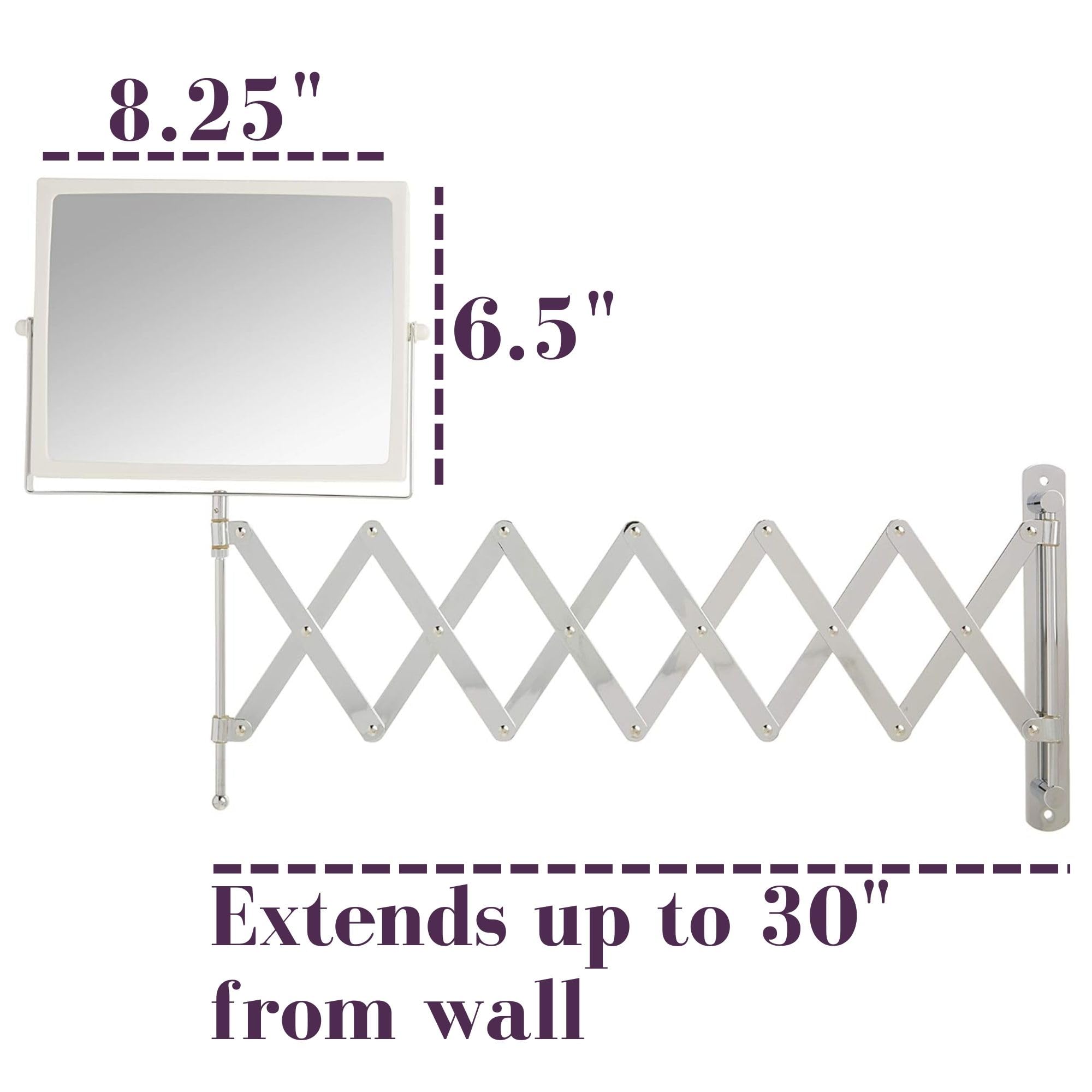 JERDON close-up of mirror glass surface highlighting clear reflection and precise detail