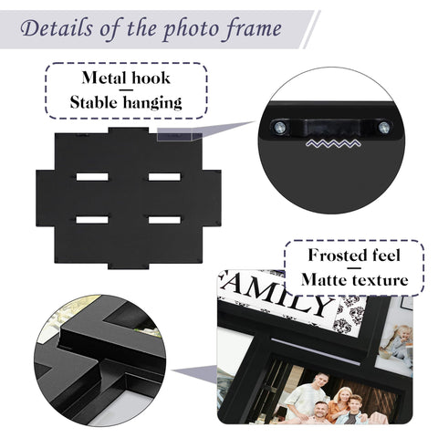 Jerry & Maggie frame with photos inserted demonstrating no-assembly convenience benefit