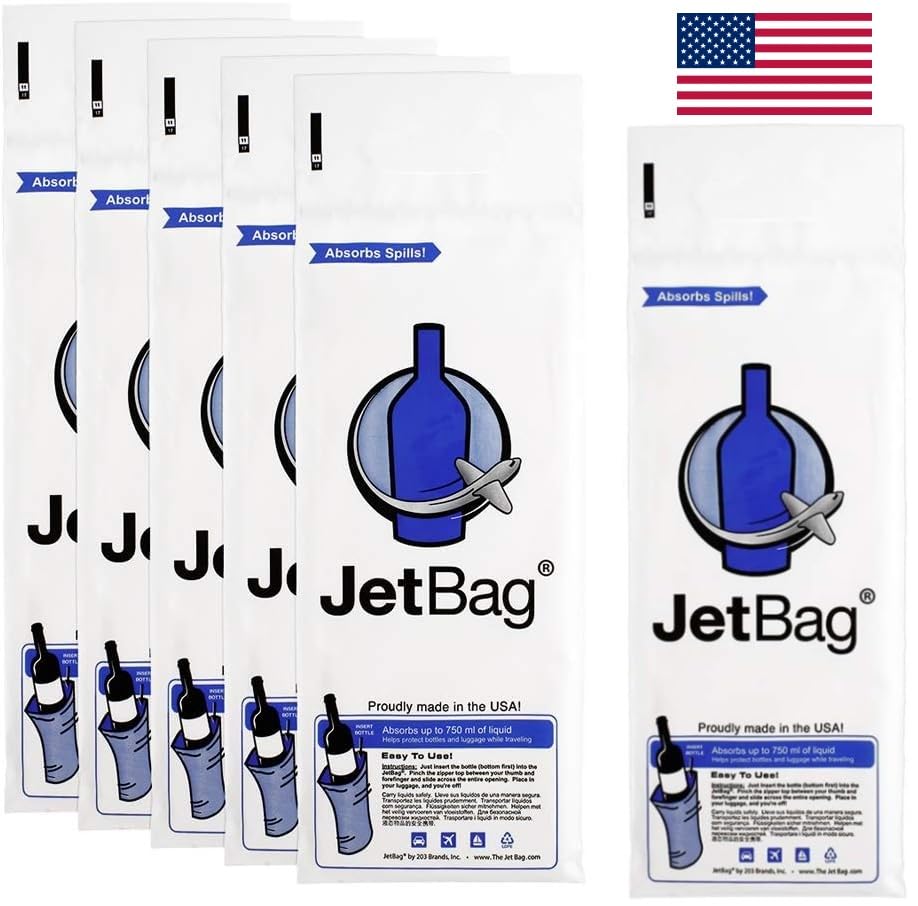 JetBag brand bold front packaging showing six-pack and quick benefit protection