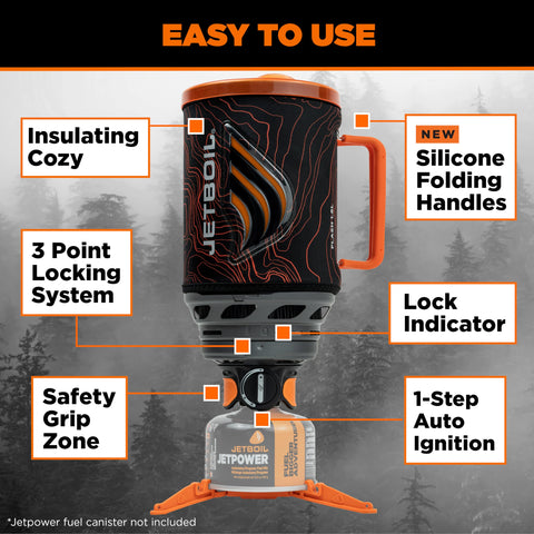 Jetboil Flash Java FluxRing base detail improving fuel efficiency and speed