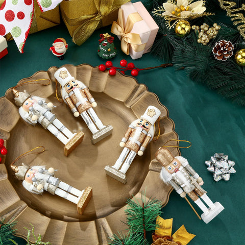 Jetec nutcracker on mantel creating warm seasonal atmosphere