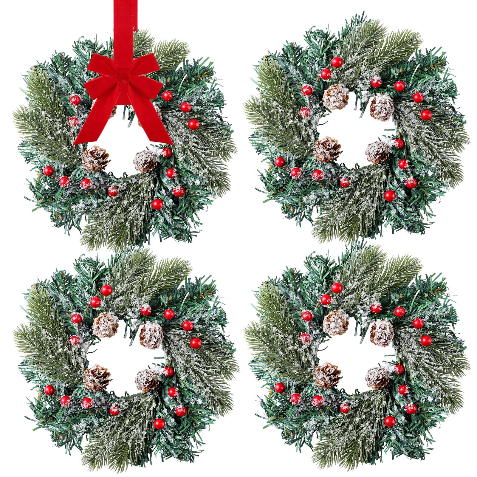 Jexine styled in kitchen setting, coordinates holiday decor