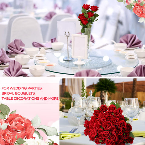 Jexine floral arch installation showing bulk roses creating instant event backdrop benefit