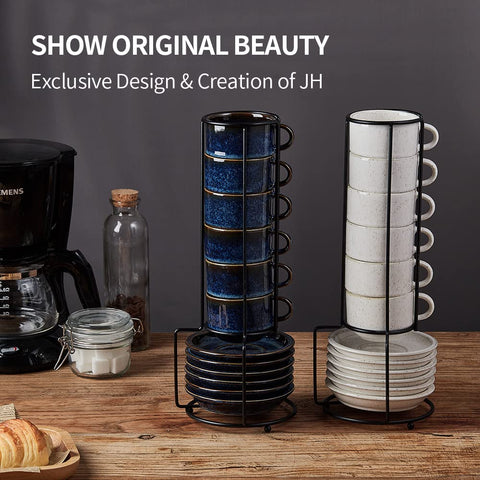 JH JIEMEI HOME set on a breakfast table illustrating coordinated serving and style
