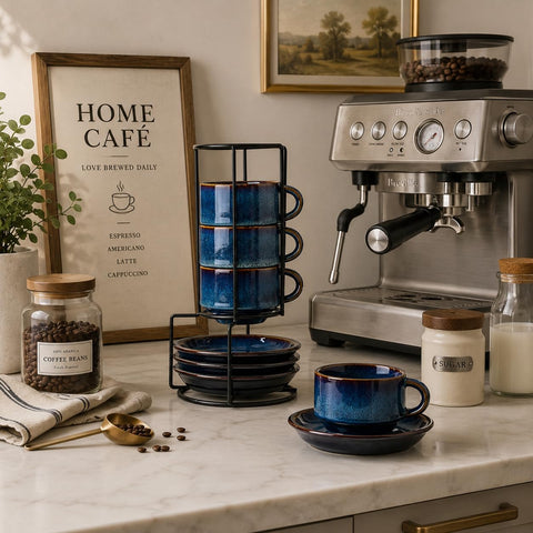 JH JIEMEI HOME boxed set with metal stand ready for storage or gifting
