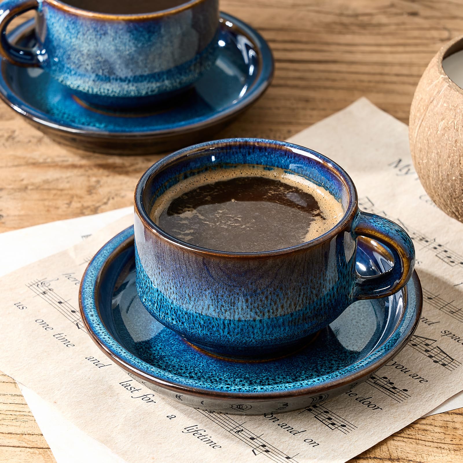 JH JIEMEI HOME cup beside a measuring tool showing compact dimensions