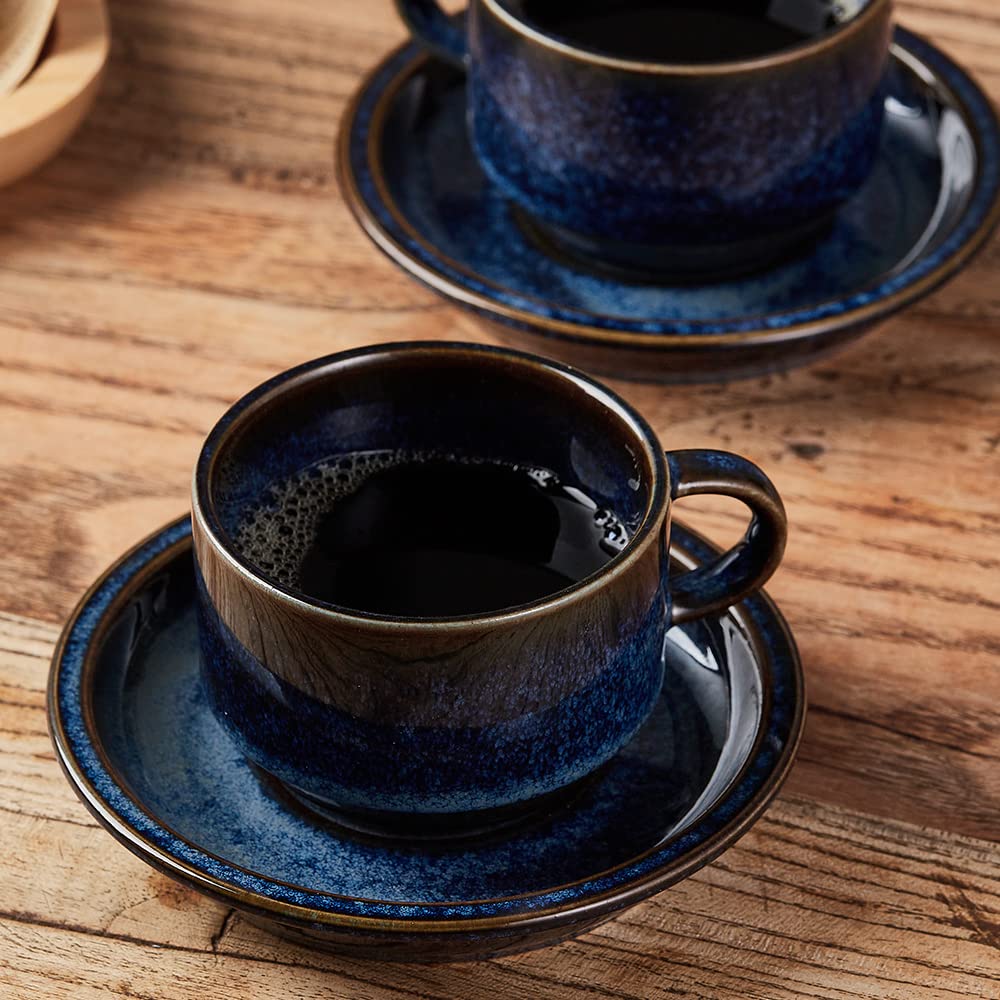 JH JIEMEI HOME cup beside teaspoon showing scale and accurate 4oz capacity
