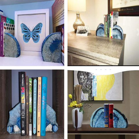 JIC Gem decor lifestyle desk display showing how the pair enhances office or home styling