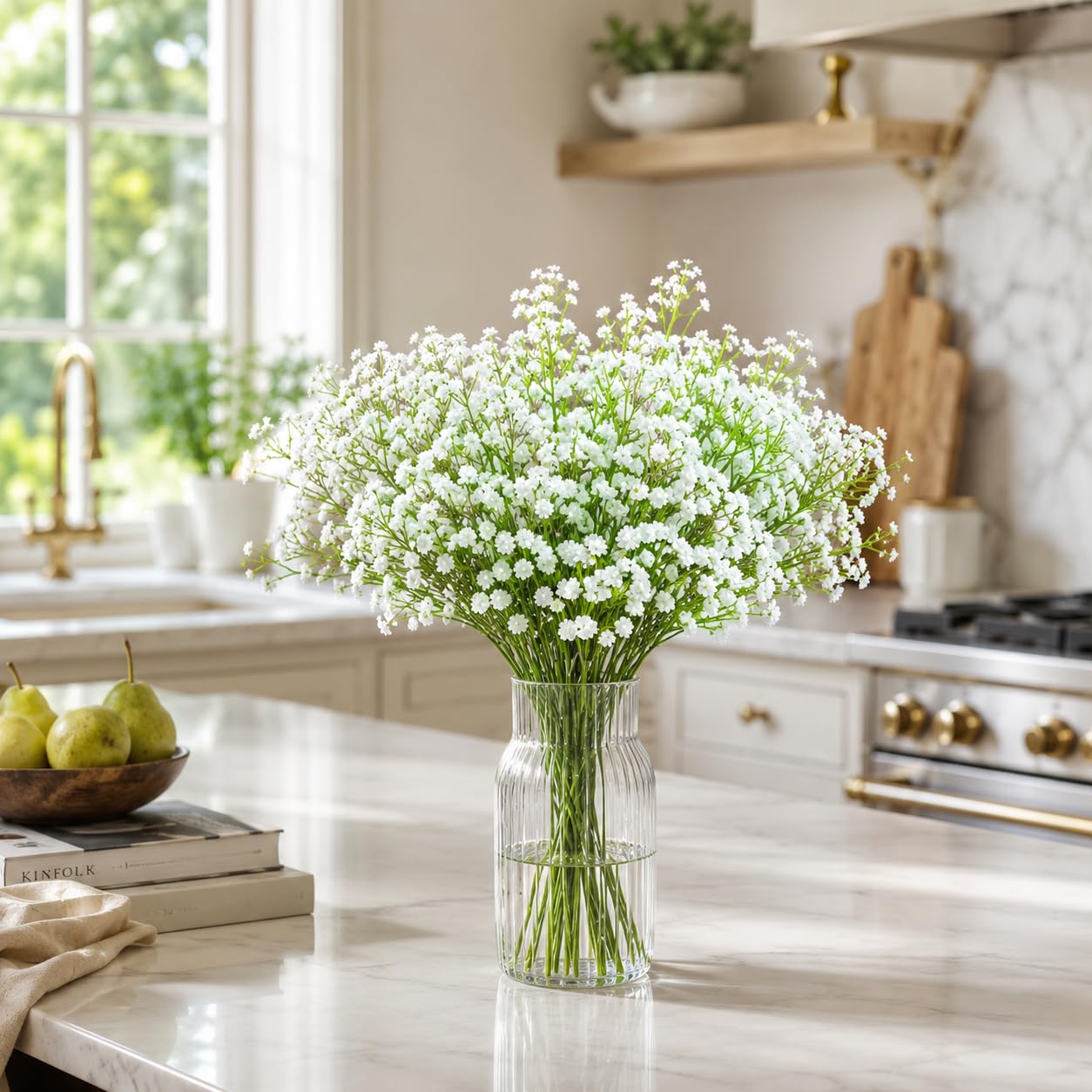 JIFTOK bundle width beside ruler showing scale for vase fitting benefit