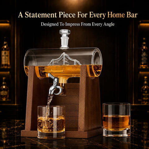 JILLMO etched glass and stand detail illustrating solid construction quality