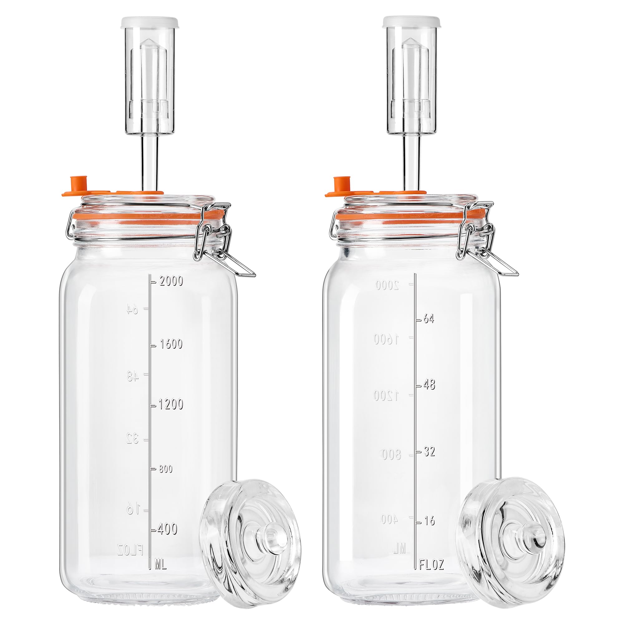 JILLMO jars on a kitchen counter with vegetables showing practical everyday use