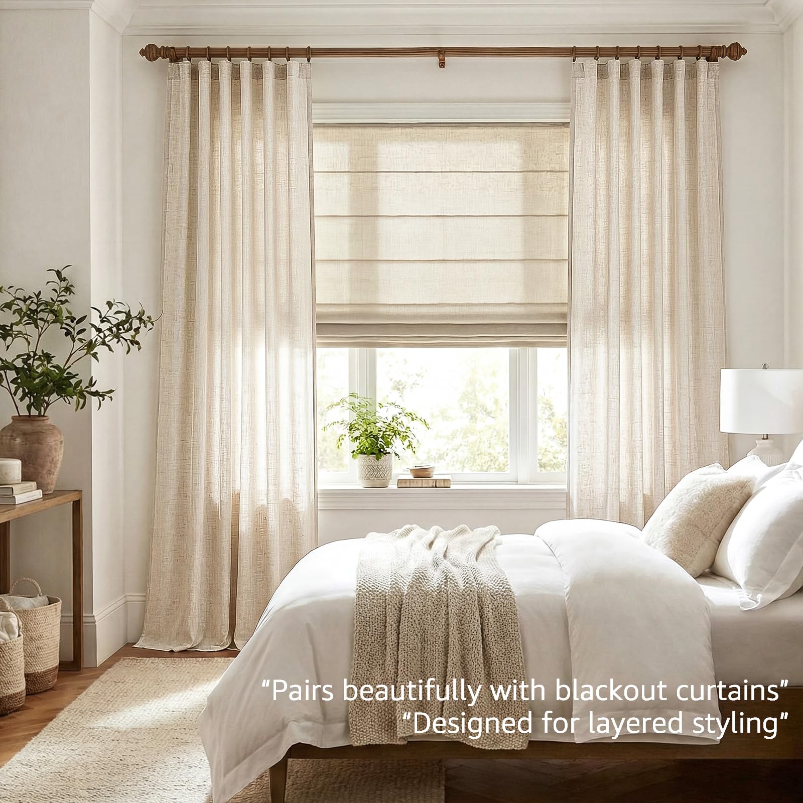 jinchan closeup linen weave texture highlighting breathable fabric and natural look