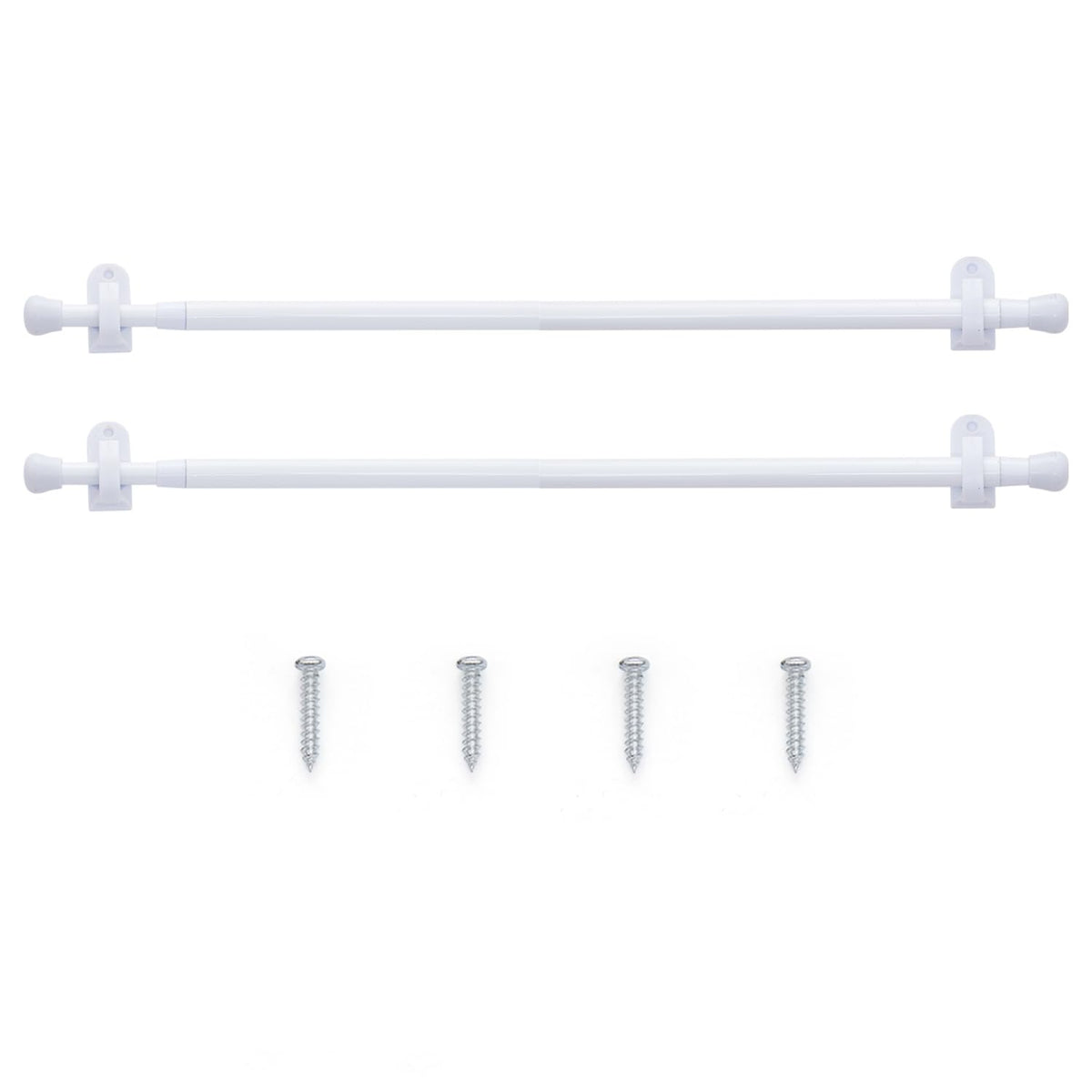 jinchan front view of 2-pack rods showing compact packaging and quick install benefit