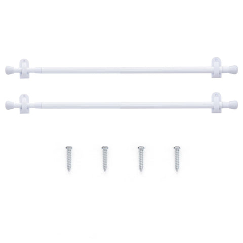 jinchan front view of 2-pack rods showing compact packaging and quick install benefit