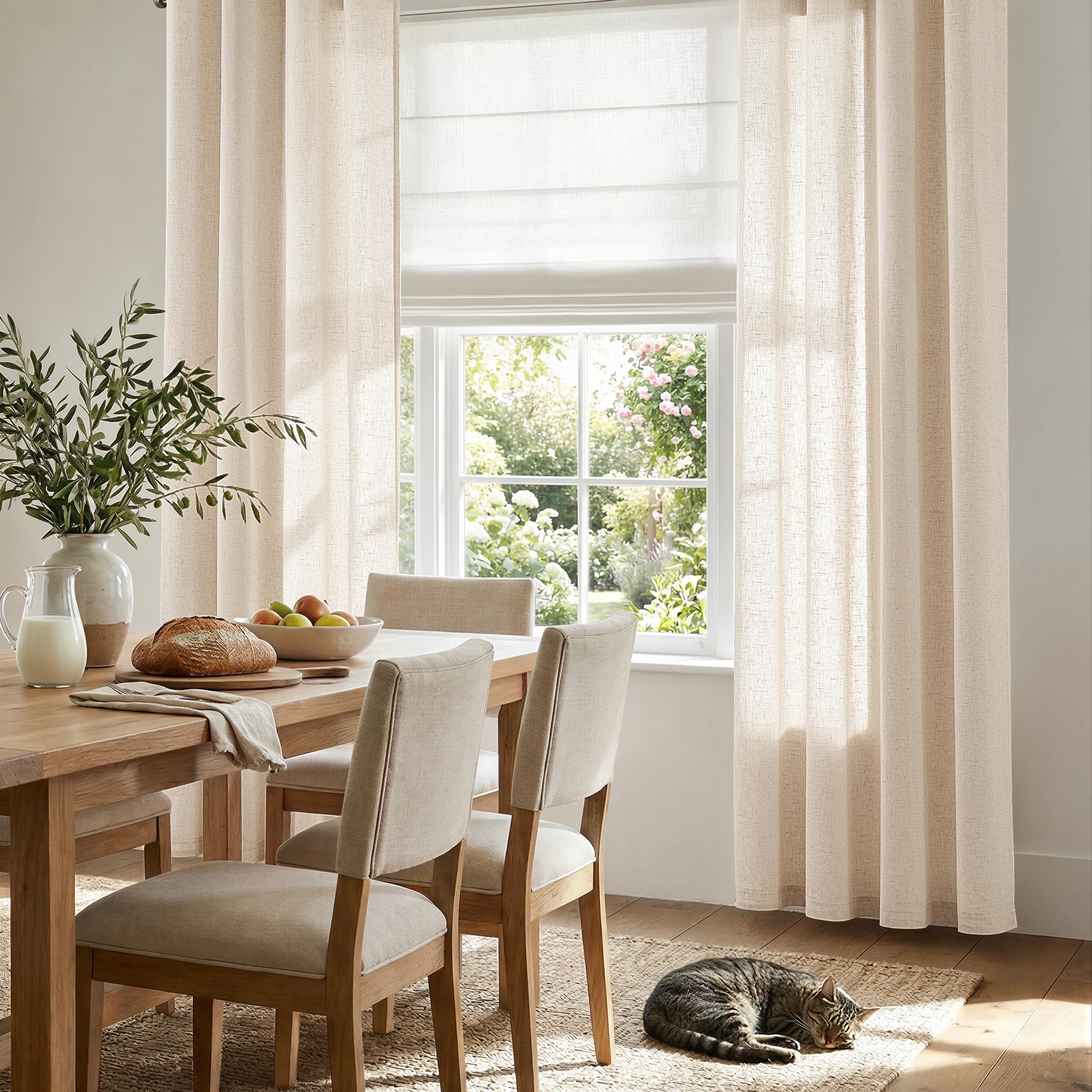 jinchan grommet top detail for easy sliding and smooth installation