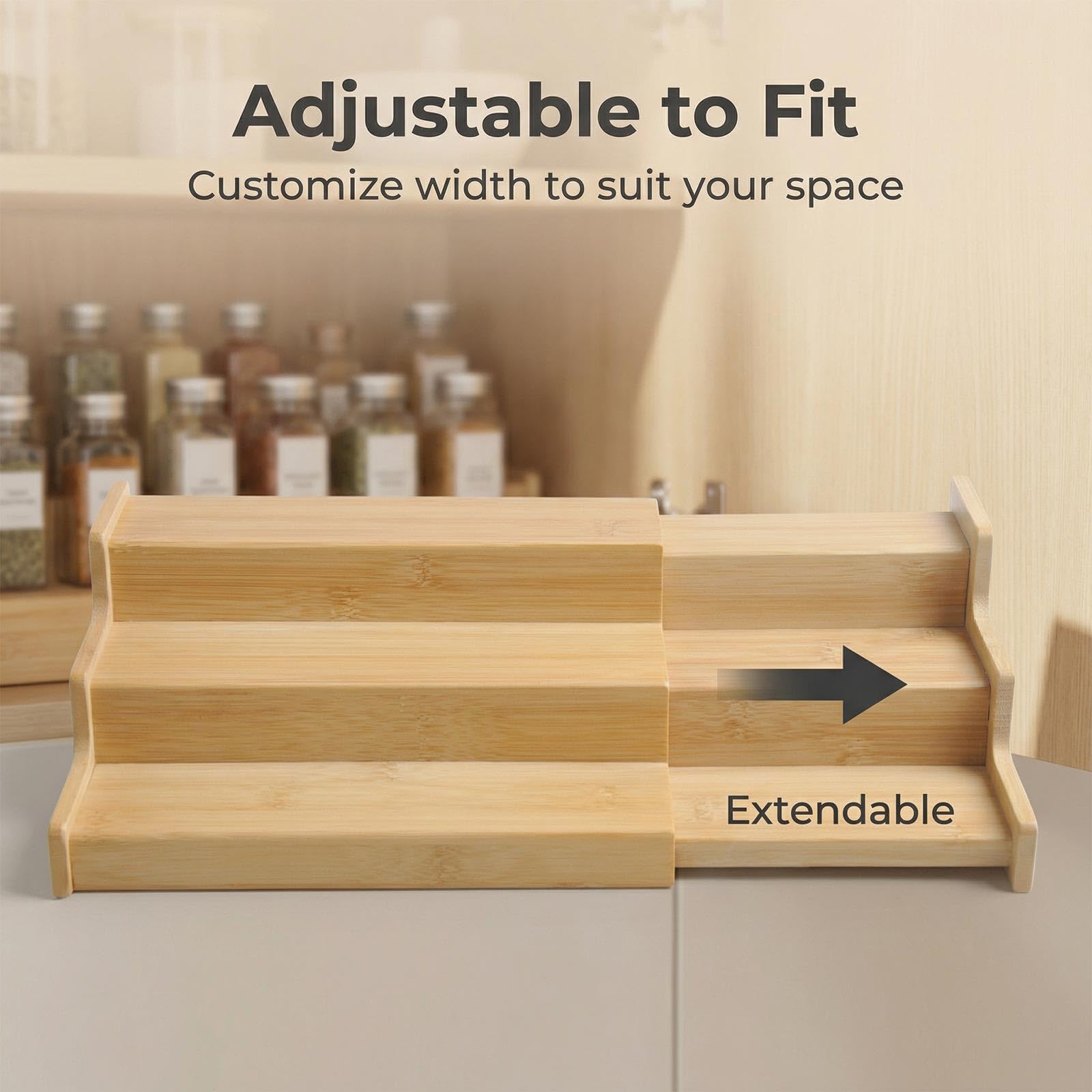 JinDoWin holding small cans showing pantry versatility and compact stacking