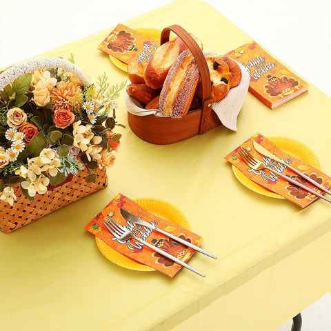Jinei folded stack beside packaging illustrating compact storage and bulk readiness