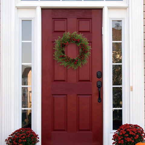 JINGHONG packaged wreath for easy storage and seasonal reuse
