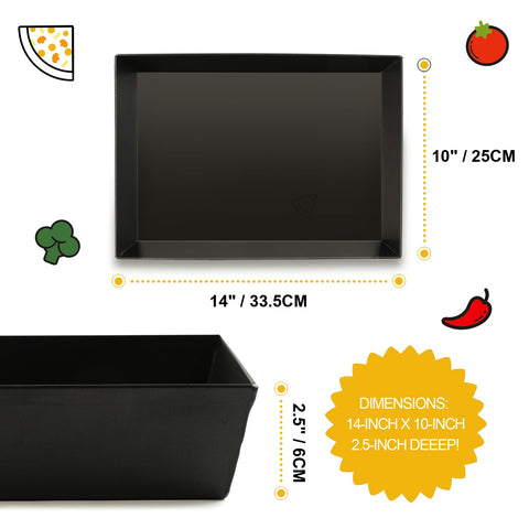 Jisculo pan close-up of smooth nonstick surface for easy release