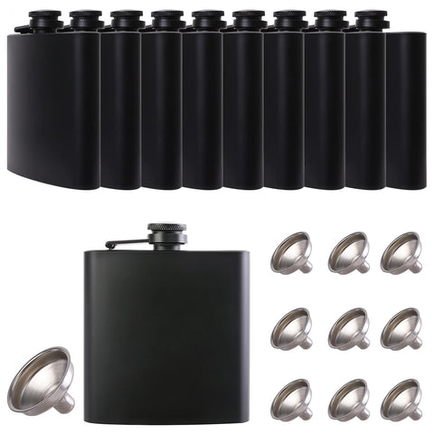 JIUZHU front view of ten flasks showing organized gift set benefits