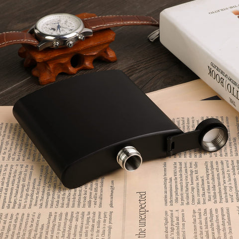 JIUZHU flasks arranged as groomsmen gifts showing elegant presentation