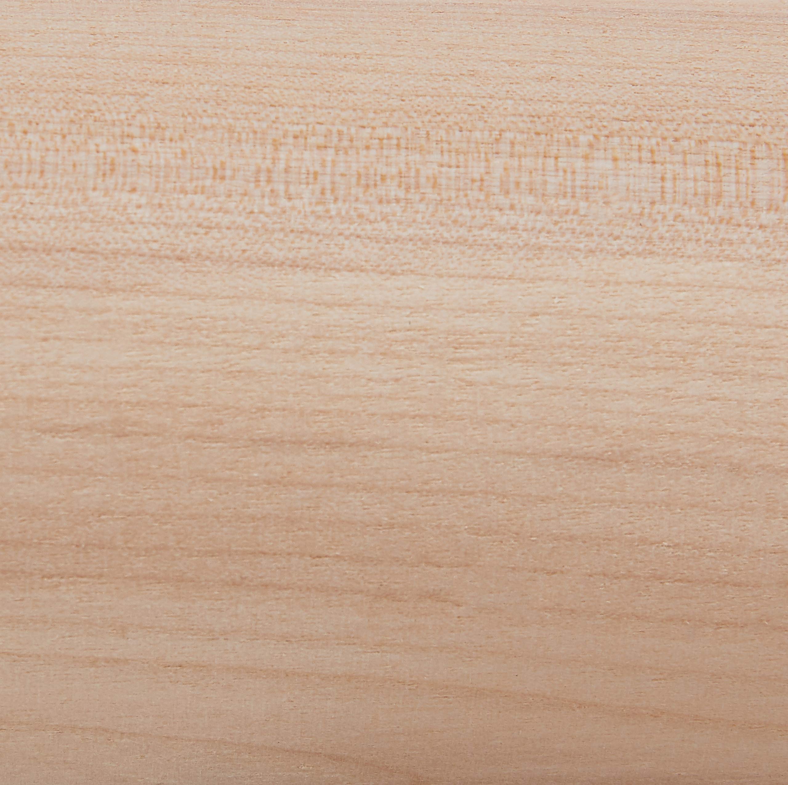 J.K. Adams rolling pin in use flattening dough for even thickness and baking control
