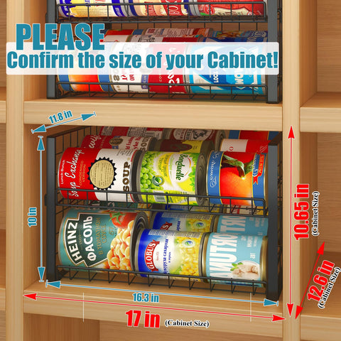 JKsmart installed inside pantry cabinet maximizing vertical storage benefit