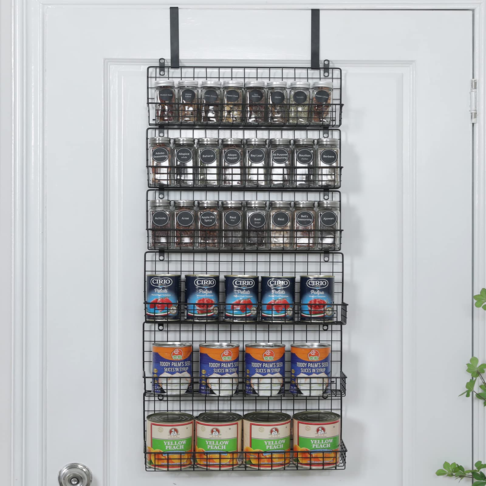 JKsmart included screws and over-the-door hooks for simple installation
