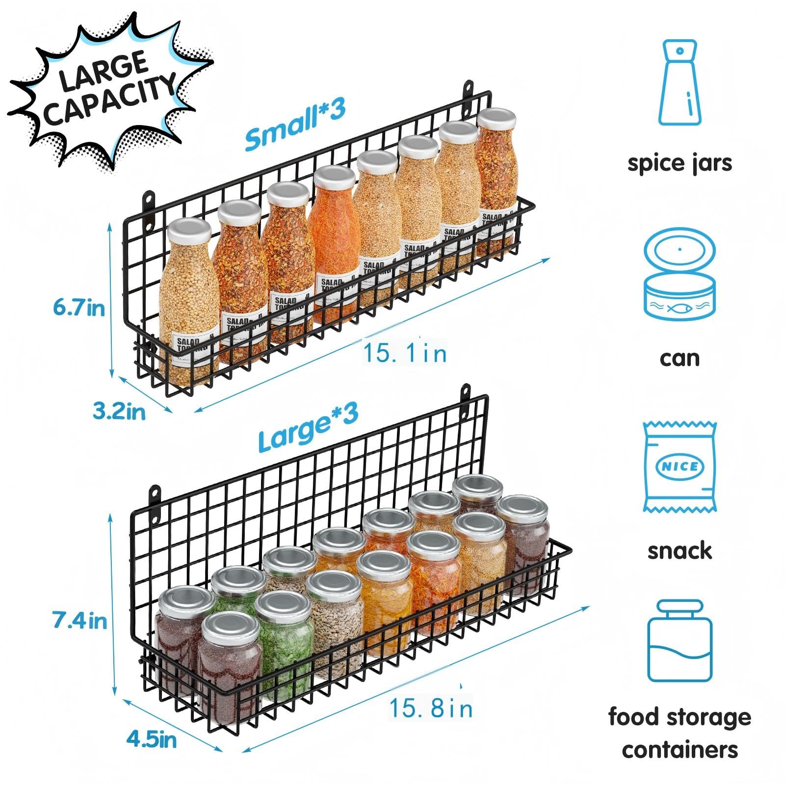 JKsmart large shelf filled with tall bottles to demonstrate capacity