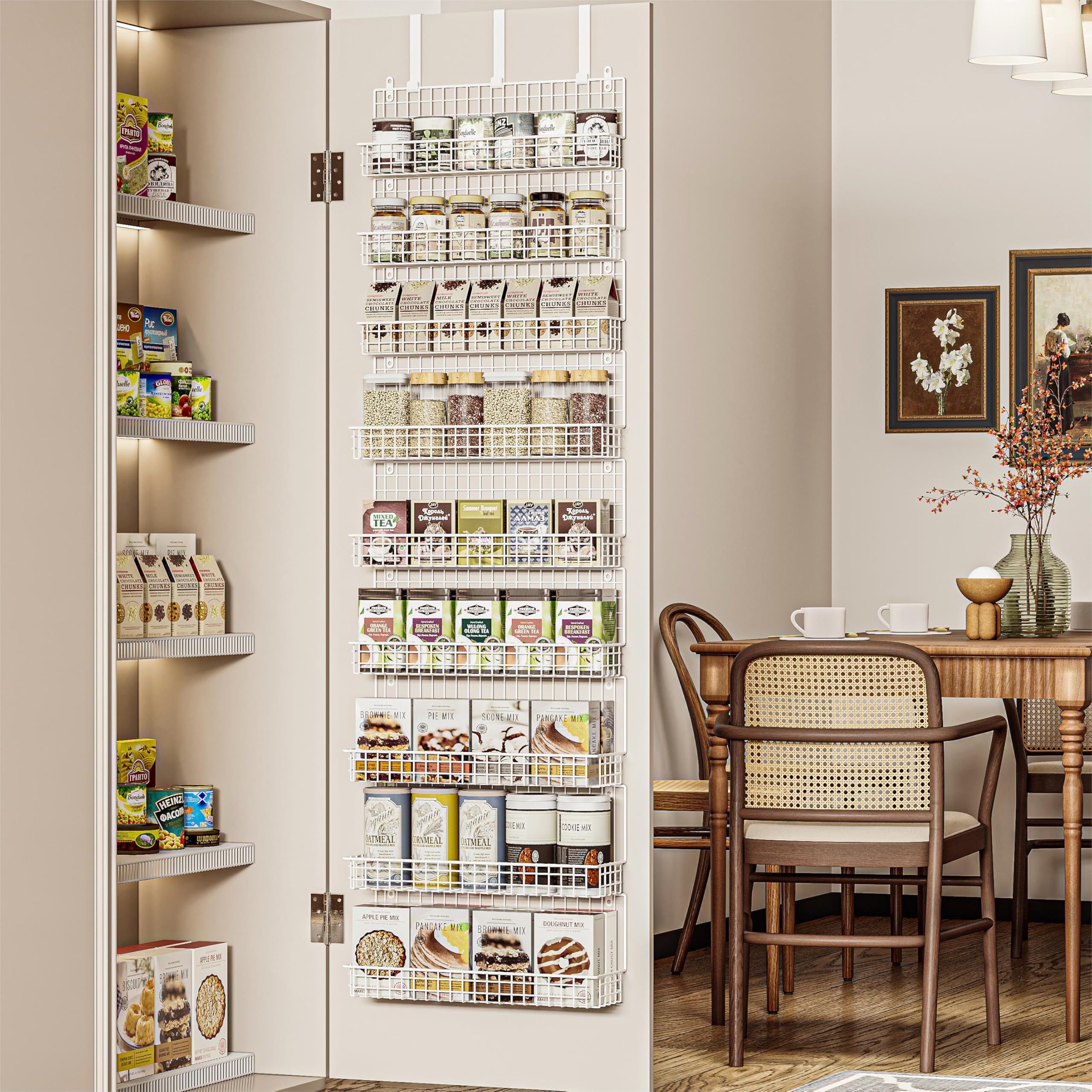 JKsmart wall-mounted near stove for fast access while cooking