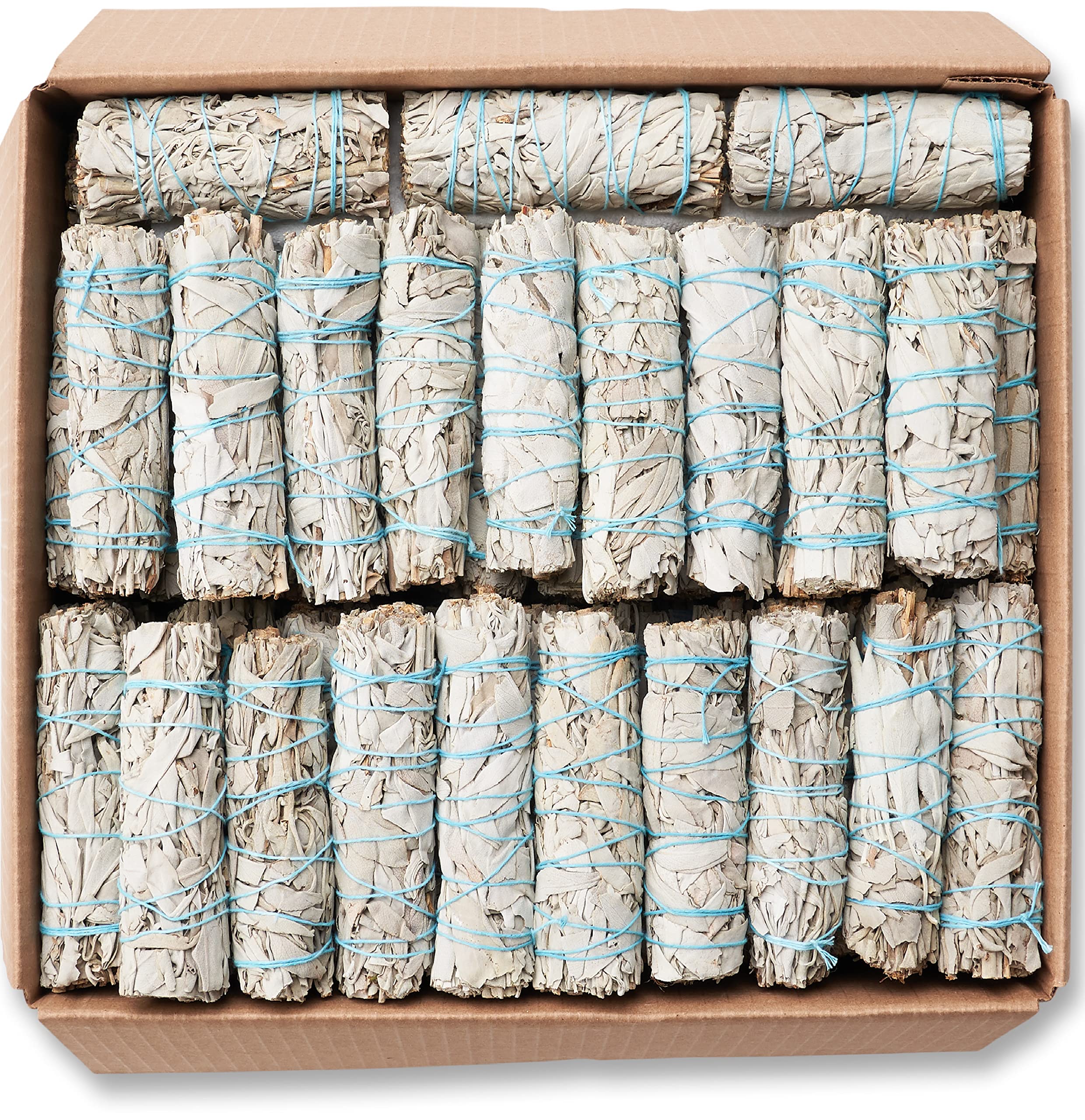 JL Local front packaging showing 20 white sage sticks and neat bundle presentation for convenience