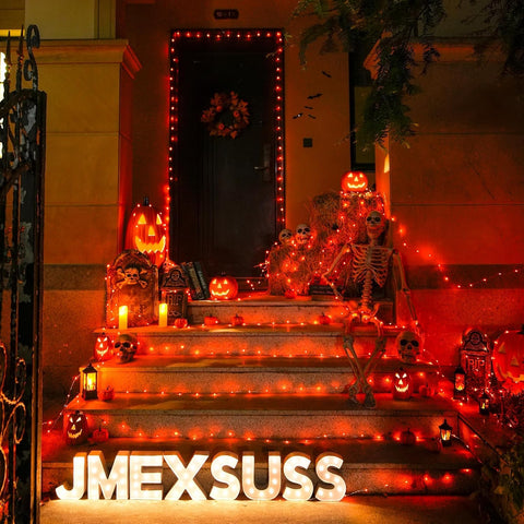 JMEXSUSS closeup of clear LED tube texture, durable weather-resistant design