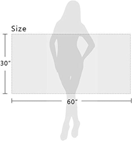 JML large 30x60 towel flat lay showing full coverage and soft touch benefit