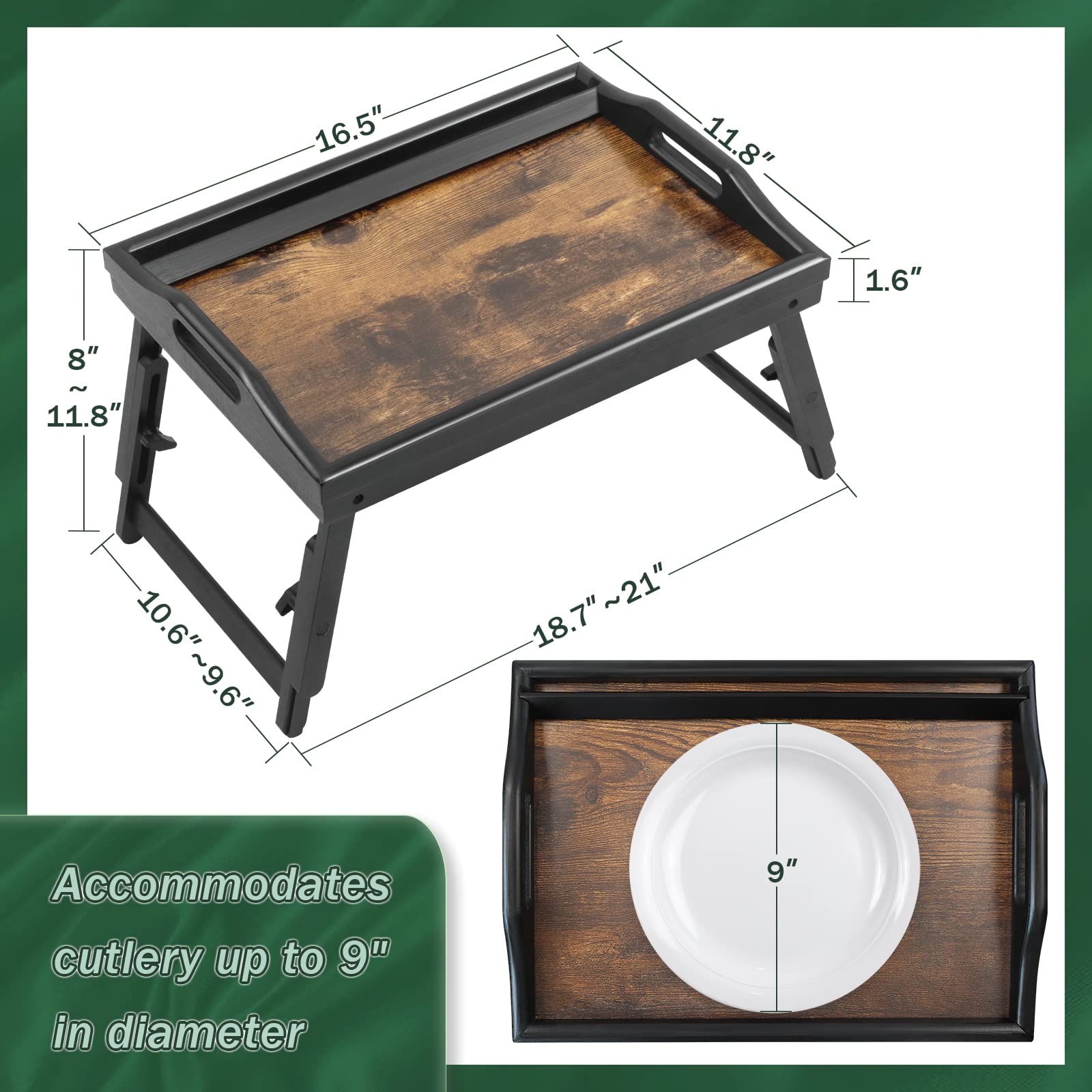 JMLHMXC breakfast-in-bed scene showing tray stability and spill-preventing raised lip