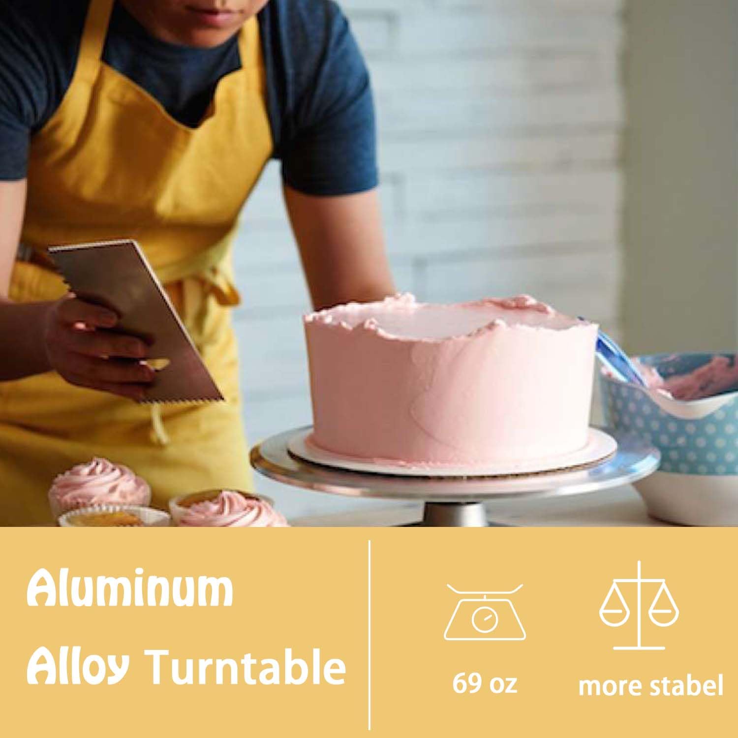 Jninexiu rubberized base underside providing non-slip stability benefit
