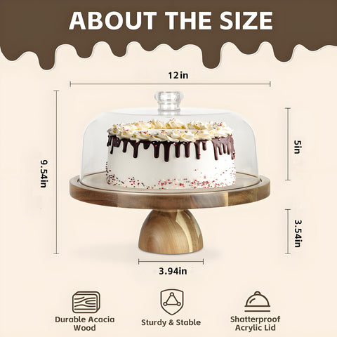 JOCHER cake displayed under dome for inviting presentation