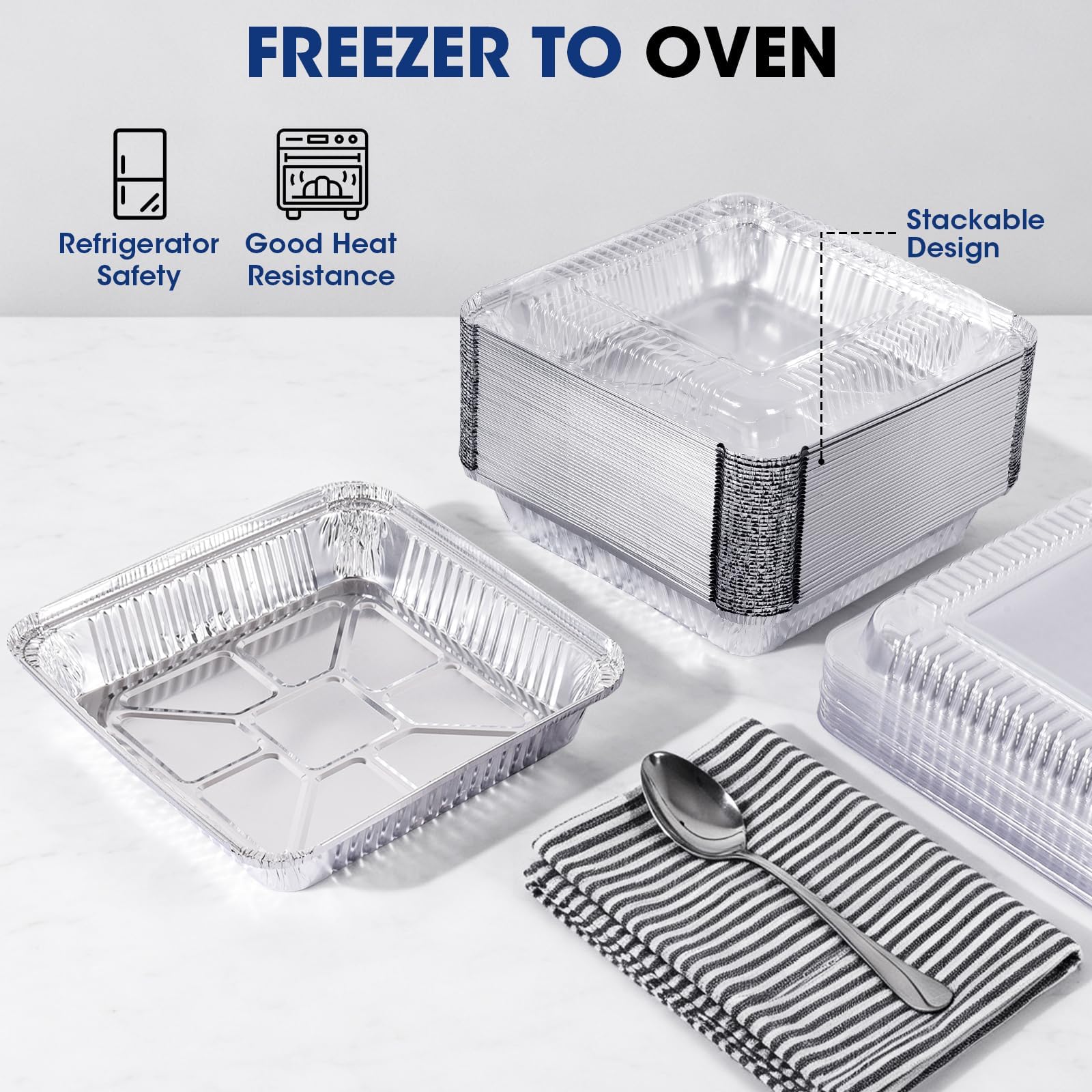 JOCHER clear plastic lid close-up, transparency for quick food checks