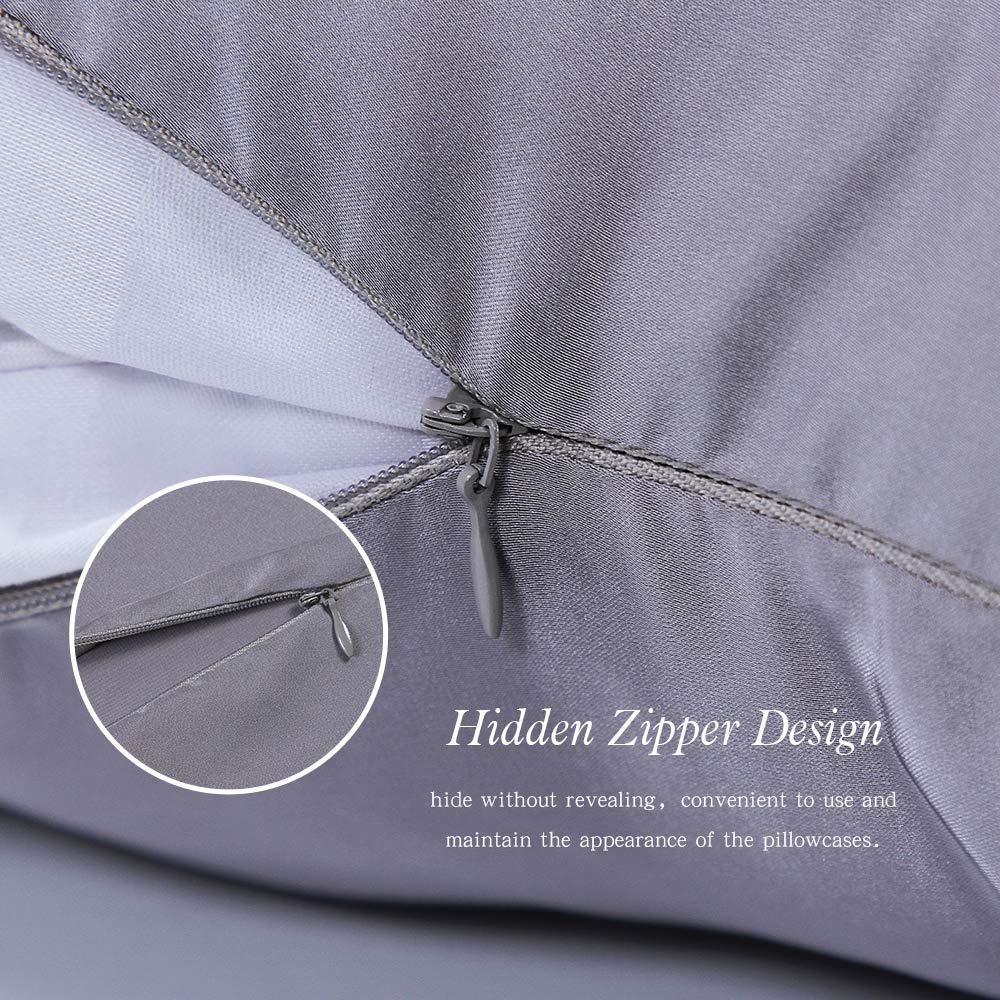 Jocoku pillowcase on bed in bedroom setting demonstrating cool, breathable comfort