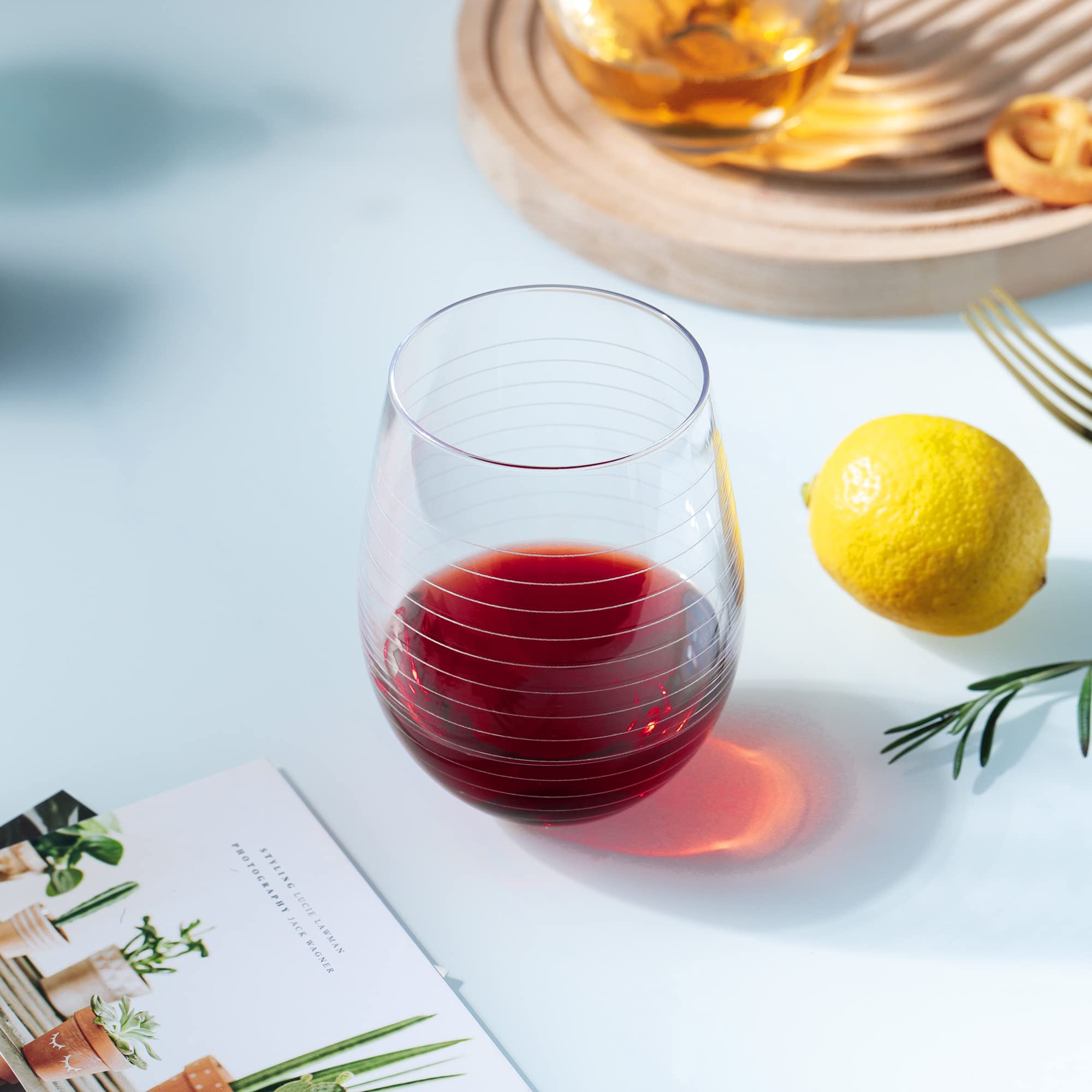 Joeyoan in use with red wine being poured showcasing entertaining benefit