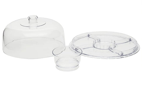 JOEY'Z removable bowl filled with salad showing versatile serving benefit