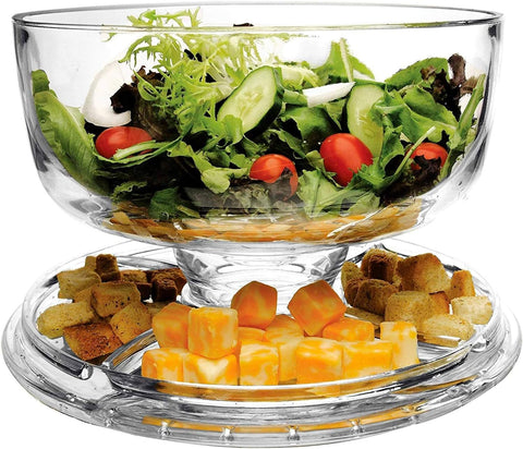 JOEY'Z tray and bowl assembled demonstrating multifunctional serving benefit