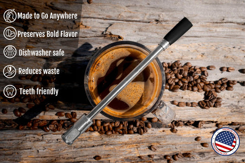 JoGo in a backpack with travel mug, convenient brewing while traveling