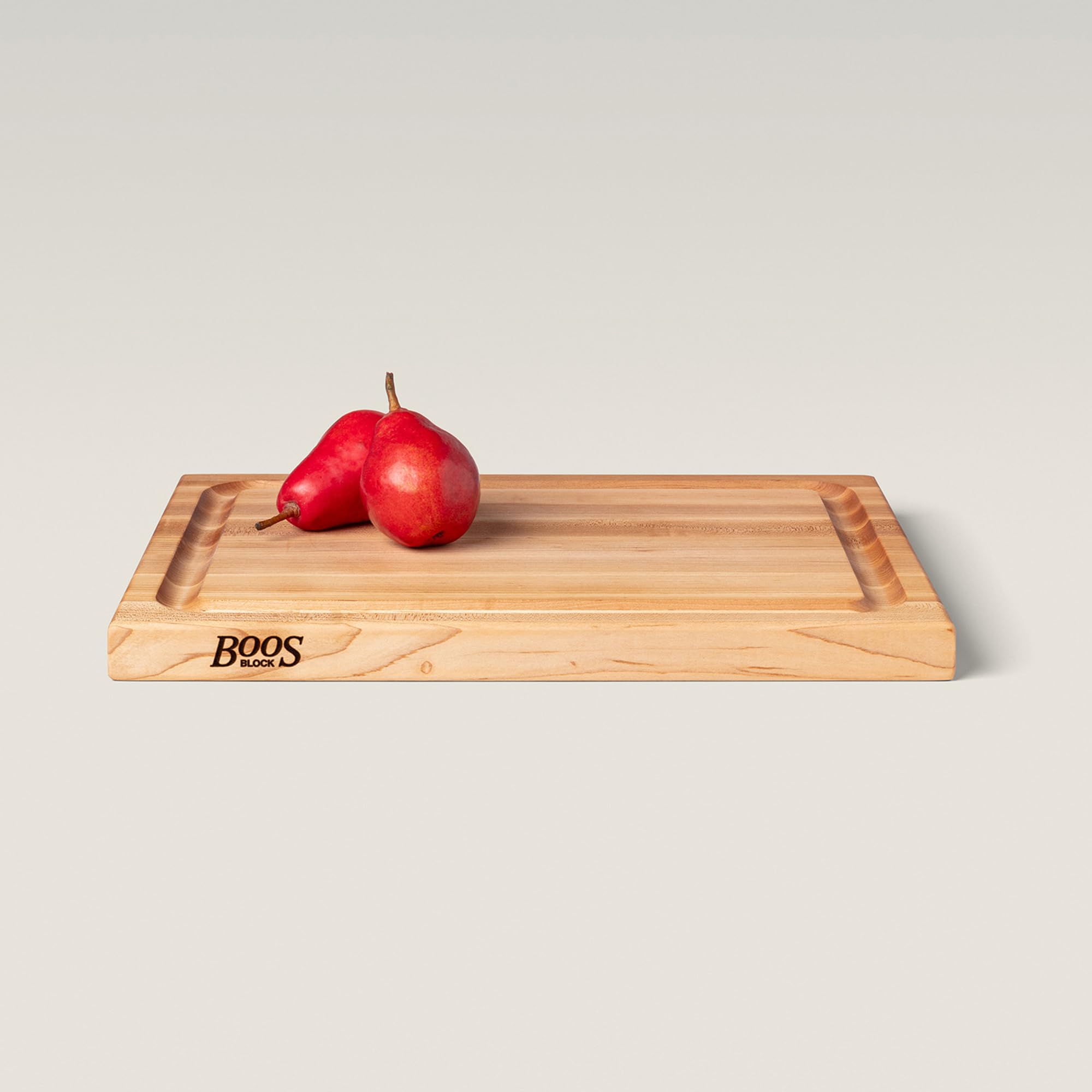 John Boos made in the USA label close-up emphasizing American craftsmanship