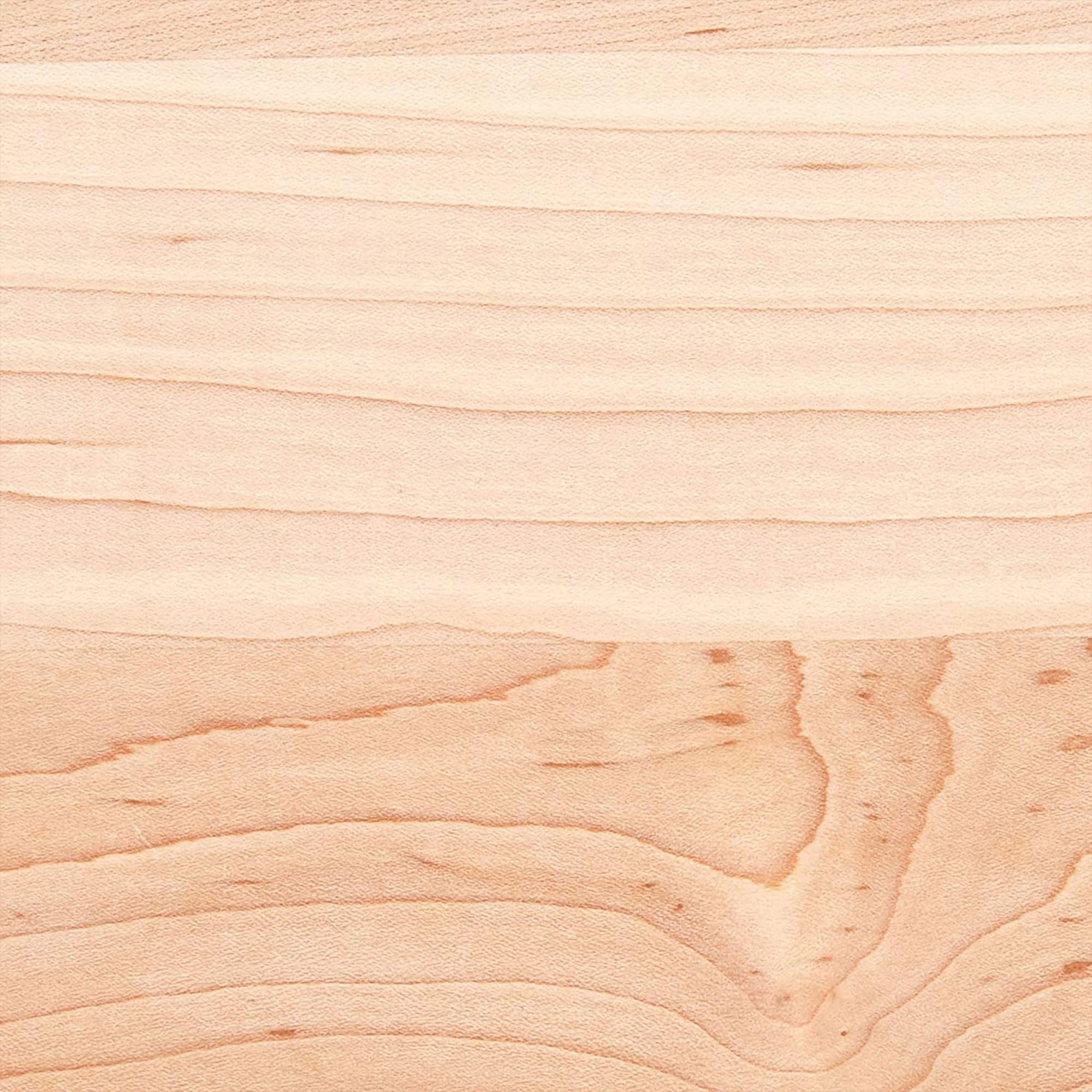 John Boos made in usa stamp on board emphasizing domestic craftsmanship