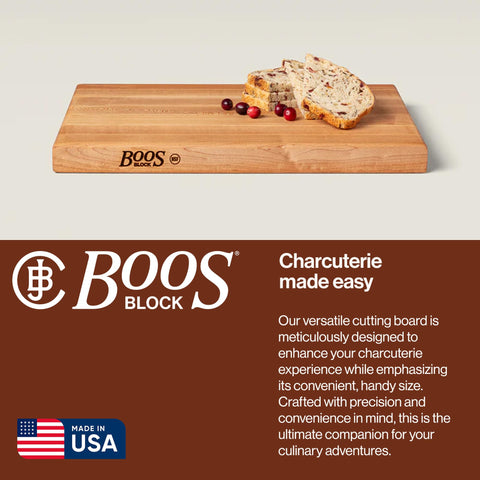 John Boos recessed finger grip close-up for safe handling and easy lifting